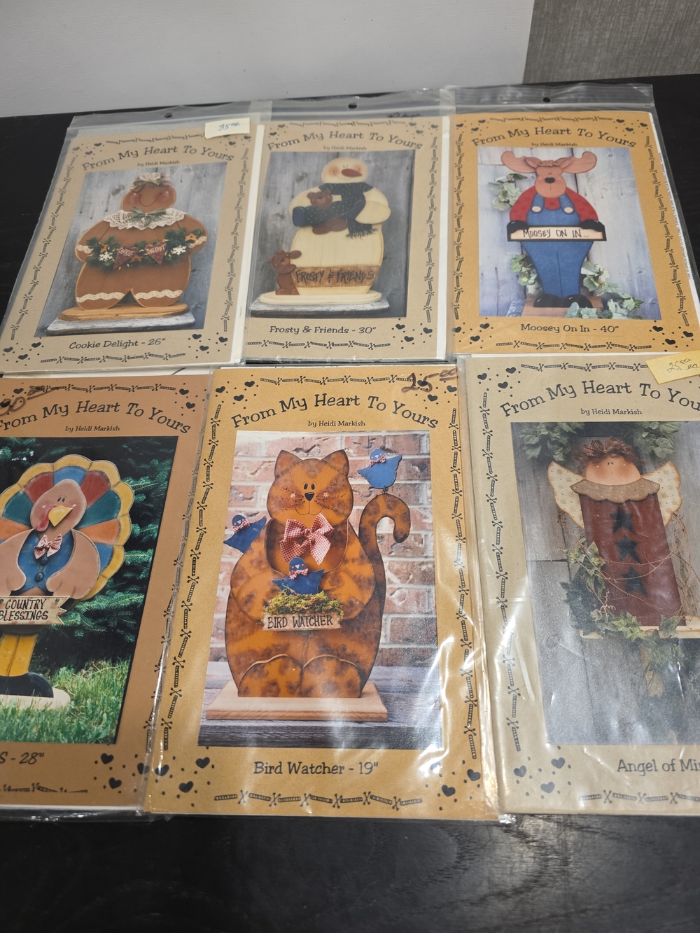 Wooden Decorative Kit - Multi-Color Folk Art Set